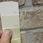 Color match using paint swatch
